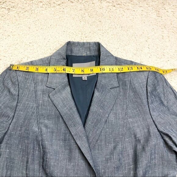 Classiques Entier Women’s Gray Double Breasted One Button Blazer Size M - Picture 3 of 10